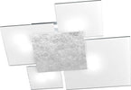 Plafoniera-Contemporanea-Upgrade-Metallo-Foglia-Argento-E-Vetro-4-Luci-E27-71Cm