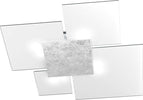 Plafoniera-Contemporanea-Upgrade-Metallo-Foglia-Argento-E-Vetro-4-Luci-E27-91Cm
