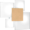 Plafoniera-Contemporanea-Upgrade-Metallo-Foglia-Oro-E-Vetro-4-Luci-E27-46Cm