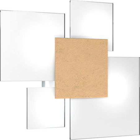 Plafoniera-Contemporanea-Upgrade-Metallo-Foglia-Oro-E-Vetro-4-Luci-E27-46Cm