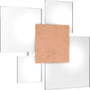 Plafoniera-Contemporanea-Upgrade-Metallo-Foglia-Rame-E-Vetro-4-Luci-E27-46Cm