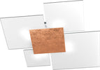 Plafoniera-Contemporanea-Upgrade-Metallo-Foglia-Rame-E-Vetro-4-Luci-E27-91Cm