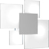Plafoniera-Contemporanea-Upgrade-Metallo-Grigio-E-Vetro-4-Luci-E27-46Cm
