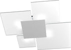 Plafoniera-Contemporanea-Upgrade-Metallo-Grigio-E-Vetro-4-Luci-E27-91Cm