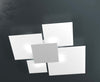 Plafoniera-Contemporanea-Upgrade-Metallo-Grigio-E-Vetro-4-Luci-E27-91Cm