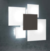 Plafoniera-Contemporanea-Upgrade-Metallo-Marrone-E-Vetro-4-Luci-E27-46Cm
