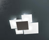 Plafoniera-Contemporanea-Upgrade-Metallo-Marrone-E-Vetro-4-Luci-E27-71Cm
