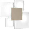 Plafoniera-Contemporanea-Upgrade-Metallo-Sabbia-E-Vetro-4-Luci-E27-46Cm