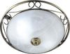 Plafoniera-Contemporanea-Weybridge-Acciaio-Ottone-Vetro-1-Luce-E14