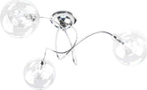 Plafoniera-Contemporanea-Willow-Metallo-Cromo-Vetro-Trasparente-3-Luci-G9