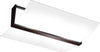 Plafoniera-Contemporanea-Wood-Metallo-Nero-Wengè-Vetro-Bianco-2-Luci-E27-43Cm