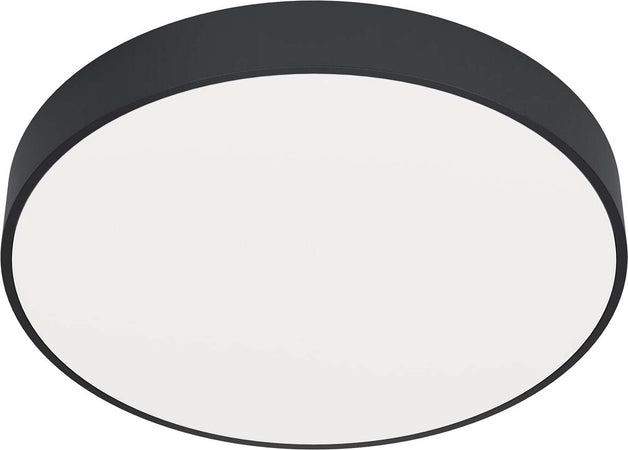 Plafoniera-Contemporanea-Zubieta-A-Acciaio-Nero-Led-Integrato-14,6W-2700-6500K
