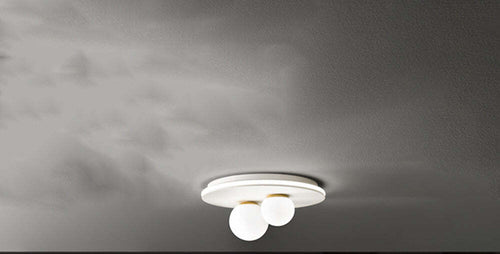 Plafoniera-Contemporaneo-Ball-Bianco-Led-2-Sfere