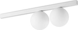 Plafoniera-Contemporaneo-Binomio-Metallo-Bianco-2-Luci-G9-4W-3000K-Ip20