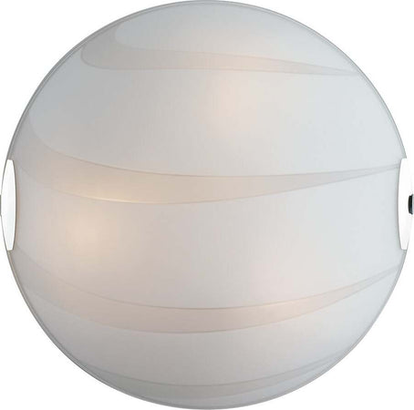 Plafoniera Cri Bianca 3Xe27 40Cm Illuminazione/Illuminazione per interni/Lampadari lampade a sospensione e plafoniere/Plafoniere Led Mall Home - Napoli, Commerciovirtuoso.it