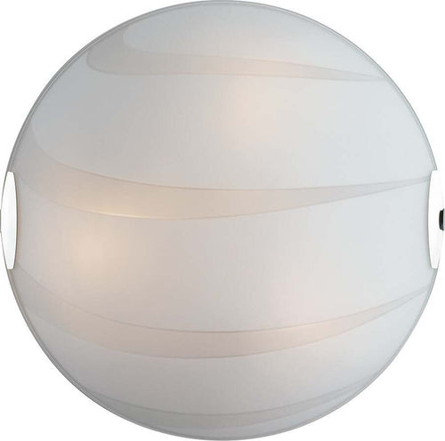 Plafoniera Cri Bianca 3Xe27 40Cm Illuminazione/Illuminazione per interni/Lampadari lampade a sospensione e plafoniere/Plafoniere Led Mall Home - Napoli, Commerciovirtuoso.it