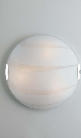 Plafoniera Cri Bianca 3Xe27 40Cm Illuminazione/Illuminazione per interni/Lampadari lampade a sospensione e plafoniere/Plafoniere Led Mall Home - Napoli, Commerciovirtuoso.it