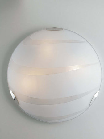 Plafoniera Cri Bianca 4Xe27 50Cm Illuminazione/Illuminazione per interni/Lampadari lampade a sospensione e plafoniere/Plafoniere Led Mall Home - Napoli, Commerciovirtuoso.it
