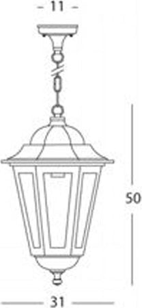 Plafoniera-Da-Esterno-Contemporanea-Geko-Alluminio-E-Vetro-Nero-1-Luce-E27