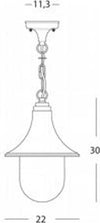 Plafoniera-Da-Esterno-Contemporanea-Zoe-Termoplastica-E-Nero-1-Luce-E27