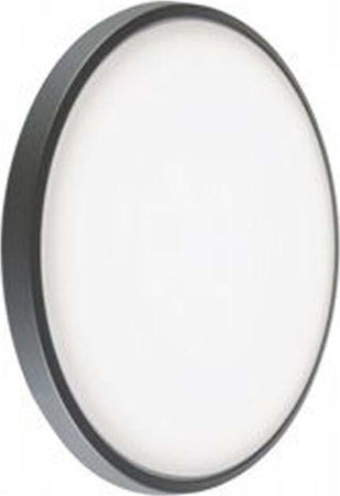 Plafoniera-Da-Esterno-Electra-Alluminio-E-Termoplastica-Grigio-Led-28W-4000K