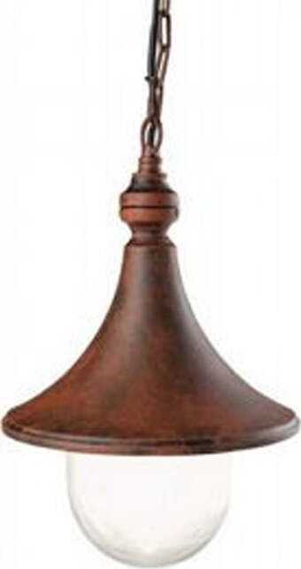 Plafoniera-Da-Esterno-Lampara-Alluminio-E-Termoplastica-Ruggine-1-Luce-E27