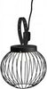 Plafoniera-Da-Esterno-Moderna-Cage-Alluminio-E-Termoplastica-Nero-Led-20W-4000K