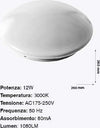 Plafoniera-Da-Soffitto-Faretto-Led-12w-Tondo-Pannello-Luce-1080lm-26cm-Design-Moderno