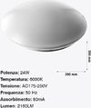 PLAFONIERA DA SOFFITTO FARETTO LED 24W TONDO ROTONDO PANNELLO 2160LM 39CM DESIGN MODERNO  Trade Shop italia - Napoli, Commerciovirtuoso.it