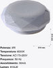 PLAFONIERA DA SOFFITTO FARETTO LED 9W TONDO ESAGONALE PANNELLO 810LM 21CM DESIGN MODERNO  Trade Shop italia - Napoli, Commerciovirtuoso.it