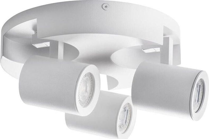 Plafoniera-Da-Soffitto-Lampada-Tonda-3-Porta-Faretto-Orientabile-Gu10-Bianco-Kovalmax