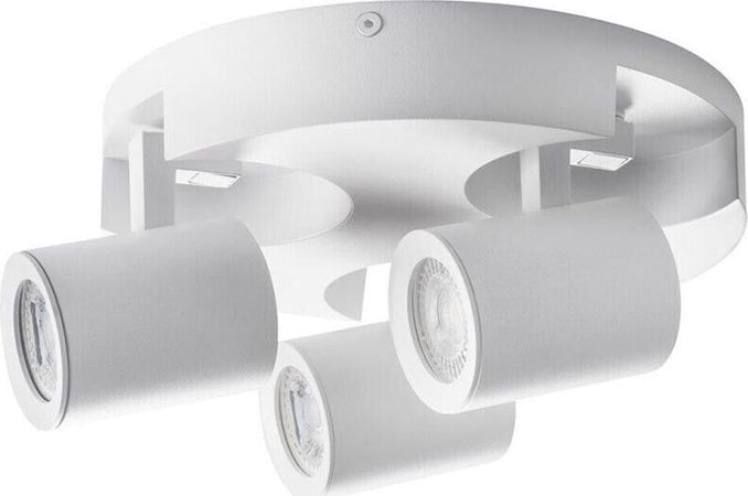 Plafoniera-Da-Soffitto-Lampada-Tonda-3-Porta-Faretto-Orientabile-Gu10-Bianco-Kovalmax
