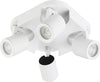 Plafoniera-Da-Soffitto-Lampada-Tonda-4-Porta-Faretto-Orientabile-Gu10-Bianco-Kovalmax
