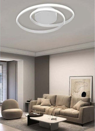 Plafoniera-Da-Soffitto-Lampadario-32w-Vortice-Luce-Fredda-Naturale-Calda-Pn-20b