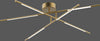 Plafoniera-Da-Soffitto-Moderno-Tubular-6-Luci-Metallo-Oro-Satinato-Led-30W
