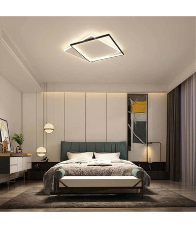 Plafoniera Da Soffitto Quadrata 39 W Lampada Dimmerabile 3 Colori Di Luce C57-3c