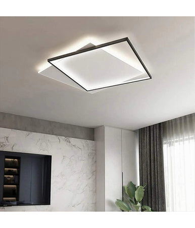 Plafoniera Da Soffitto Quadrata 39 W Lampada Dimmerabile 3 Colori Di Luce C57-3c