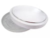 Plafoniera Ricambio vuota Tonda Camper Luci Led Universali Opaca Diametro 190mm