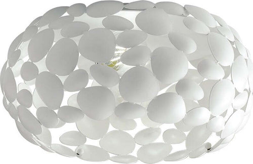 Plafoniera Dioniso Bianca 2Xe27 35X16Cm Illuminazione/Illuminazione per interni/Lampadari lampade a sospensione e plafoniere/Plafoniere Led Mall Home - Napoli, Commerciovirtuoso.it