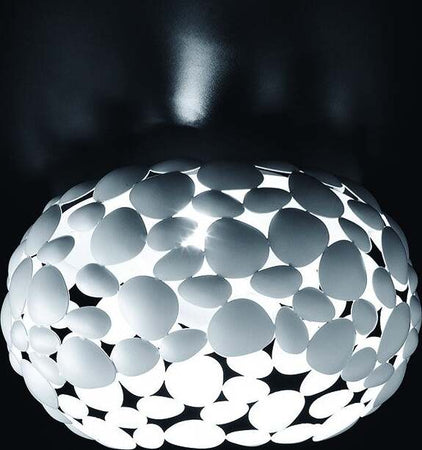 Plafoniera Dioniso Bianca 2Xe27 35X16Cm Illuminazione/Illuminazione per interni/Lampadari lampade a sospensione e plafoniere/Plafoniere Led Mall Home - Napoli, Commerciovirtuoso.it