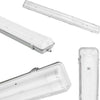 PLAFONIERA DOPPIA PER TUBI LED T8 IN PLASTICA DA 150CM TRASPARENTE IMPERMEABILE  Trade Shop italia - Napoli, Commerciovirtuoso.it