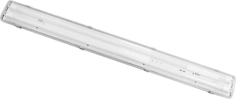 PLAFONIERA DOPPIA PER TUBI LED T8 IN PLASTICA DA 150CM TRASPARENTE IMPERMEABILE  Trade Shop italia - Napoli, Commerciovirtuoso.it