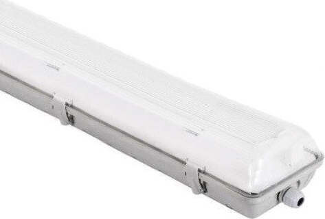PLAFONIERA DOPPIA PER TUBI LED T8 IN PLASTICA DA 150CM TRASPARENTE IMPERMEABILE  Trade Shop italia - Napoli, Commerciovirtuoso.it