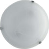 Plafoniera Duna Bianca 1Xe27 30Cm Illuminazione/Illuminazione per interni/Lampadari lampade a sospensione e plafoniere/Plafoniere Led Mall Home - Napoli, Commerciovirtuoso.it