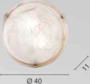 Plafoniera-Duna-Bianca-2Xe27-40Cm