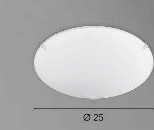 Plafoniera-Egizia-Bianca-1Xe27-25Cm