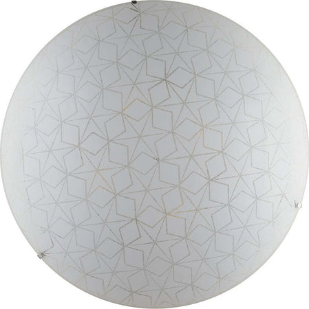 Plafoniera Esagram Bianca 4Xe27 50Cm Illuminazione/Illuminazione per interni/Lampadari lampade a sospensione e plafoniere/Plafoniere Led Mall Home - Napoli, Commerciovirtuoso.it