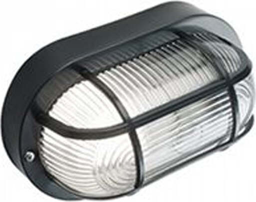 Plafoniera-Esterno-Con-Gabbia-Echo-Ovale-Termoplastica-E-Vetro-Nero-1-Luce-E27