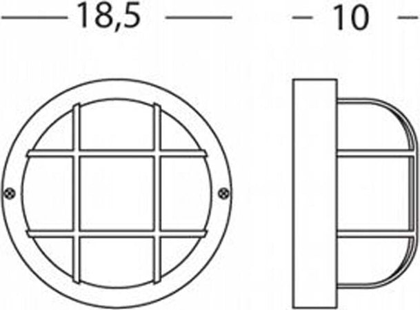 Plafoniera-Esterno-Con-Gabbia-Echo-Tonda-Termoplastica-E-Vetro-Bianco-1-Luce-E27