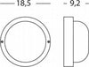 Plafoniera-Esterno-Contemp.-Echo-Tonda-Termoplastica-E-Vetro-Bianco-1-Luce-E27